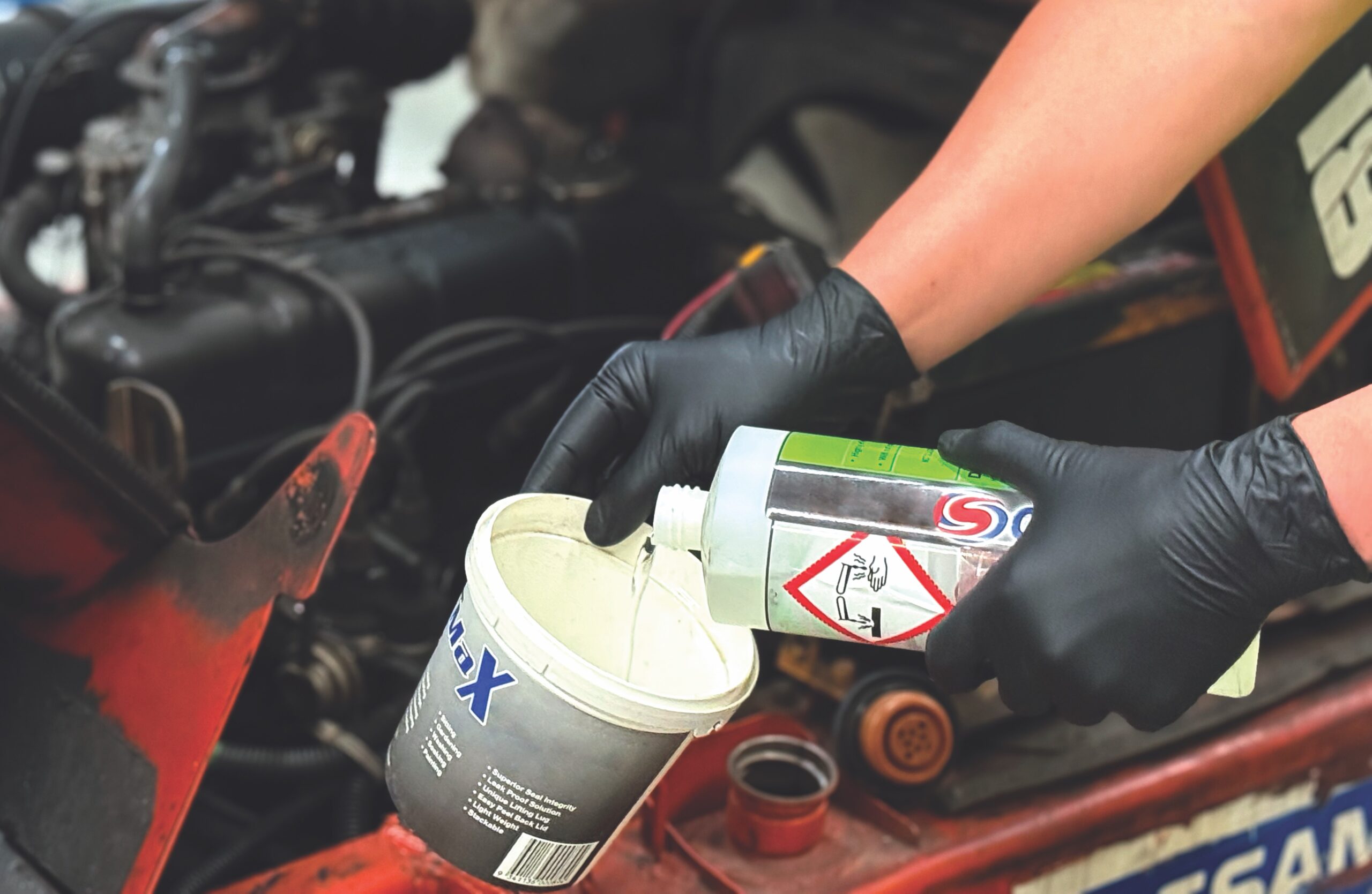 TGC WorkGear Black Nitrile Gloves